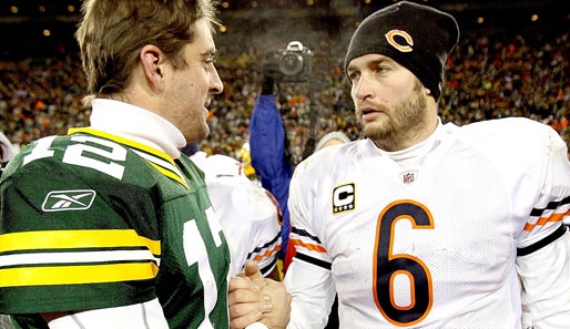 Jay Cutler (r., Bears) oder Aaron Rodgers (Packers)? Wer darf im Super Bowl antreten?