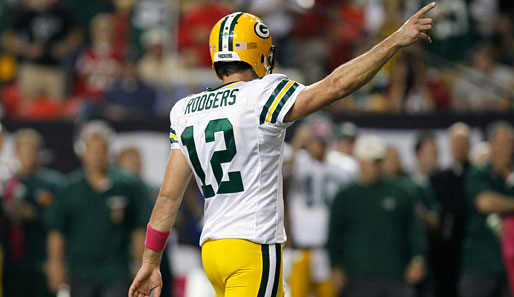 Packers-Quarterback Aaron Rodgers hat in dieser Saison schon 17 Touchdown-Pässe geworfen