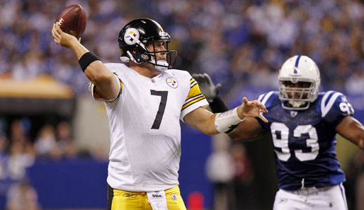 Entwarnung bei Ben Roethlisberger: der Quarterback der Steelers kann wohl gegen die Titans spielen