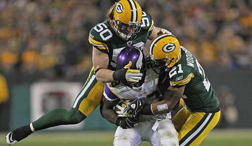 Die Defense der Green Bay Packers ließ Vikings-Star Adrian Peterson kaum eine Chance