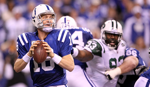 Peyton Manning gewann 2005 mit den Indianapolis Colts den Super Bowl