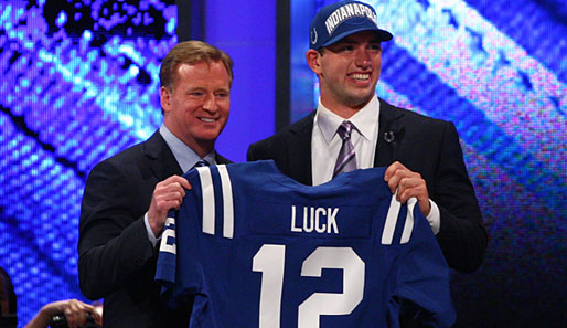 Der neue Peyton Manning: Andrew Luck wurde von den Colts an Nummer 1 gezogen