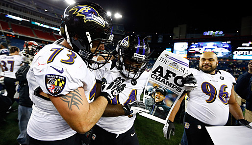 Die Ravens fahren nach ihrem Sieg in Foxboro nach New Orleans