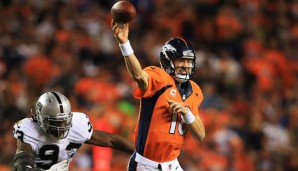Peyton Manning leistete sich gegen die Raiders erneut keine Interception