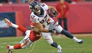 Broncos-Receiver Eric Decker (r.) versenkte die Chiefs mit 4 Touchdowns