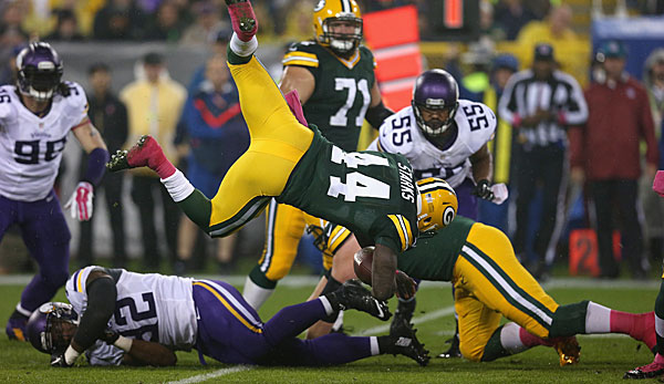 Durchgesetzt: Zum Auftakt des 5. Spieltags überzeugten die Packers gegen die Vikings
