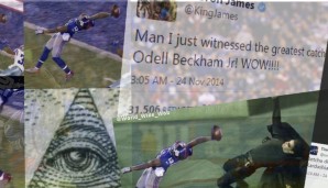 Odell Beckhams Touchdown gegen die Dallas Cowboys beeindruckte nicht nur LeBron James