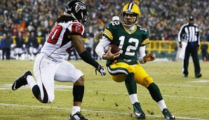 Aaron Rodgers und die Packers stehen weiterhin an der Spitze der NFC North