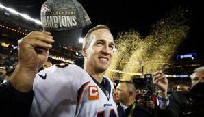 Zieht den Hut vor seiner Defense: Broncos-Quarterback Peyton Manning
