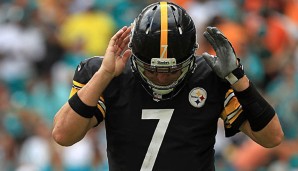 Ben Roethlisberger verletzte sich während der Steelers-Pleite in Miami am Knie