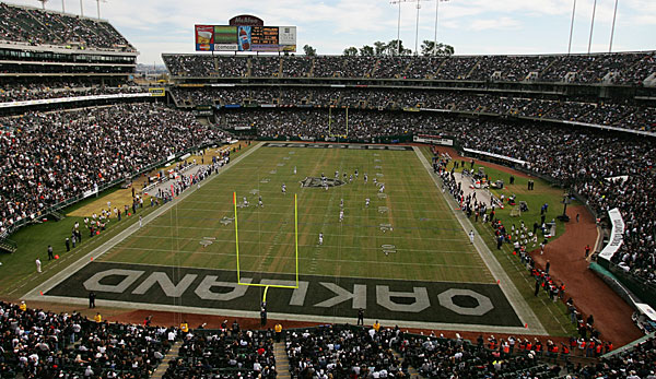 Das Stadion der Oakland Raiders ist dringend renovierungsbedürftig