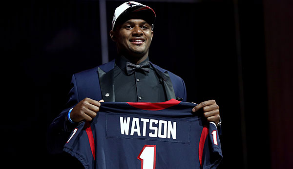 Deshaun Watson wurde in der ersten Runde des Drafts von den Texans ausgewählt