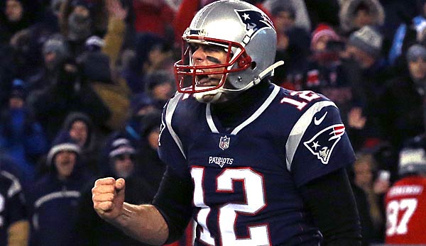 Tom Brady und die New England Patriots stehen im siebten Jahr in Folge im AFC Championship Game!