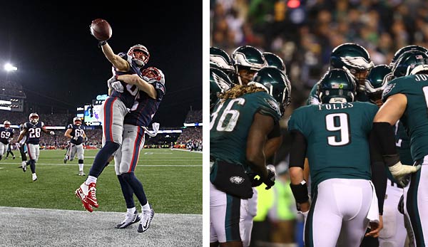 New England Patriots und Philadelphia Eagles stehen im Super Bowl LII.