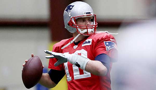 Tom Brady steht mit seinen New England Patriots im Super Bowl.