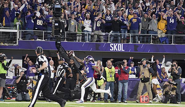 Die Vikings haben New Orleans in einem absolut verrückten Finish geschlagen