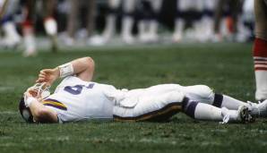 MINNESOTA VIKINGS: 1984 (3-13) - Die Vikings würden 1984 gerne komplett vergessen. Sie kassierten ihre herbste Pleite überhaupt (7:51 gegen die 49ers) und gegen die Bears musste Archie Manning elf Sacks einstecken