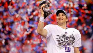 2012 - Super Bowl XLVI: Eli Manning (Quarterback) - New York Giants.