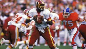 10.: 340 Yards - Doug Williams, Washington Redskins, Super Bowl XXII: Washington Redskins - Denver Broncos 42:10