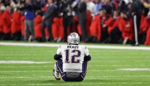 1.: 505 Yards - Tom Brady, New England Patriots, Super Bowl LII (2018): New England Patriots - Philadelphia Eagles 33:41.