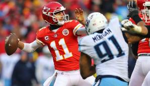 1. Alex Smith, Chiefs: Passer Rating: 134,7 (Rang 1) - Completion Rate: 54,2% (Rang 1) - Prozentanteil der Deep-Passing-Yards: 30% (Rang 1) - Touchdown-Rate: 18,6% (Rang 2) - TOTAL SCORE: 5.
