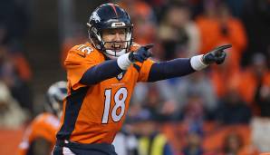 Platz 3: Peyton Manning (Indianapolis Colts, Denver Broncos) - 6.125 Completions.