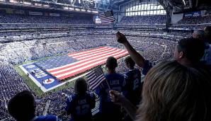 28. Indianapolis Colts: 59.199 Zuschauer im Schnitt, Auslastung: 94 Prozent.