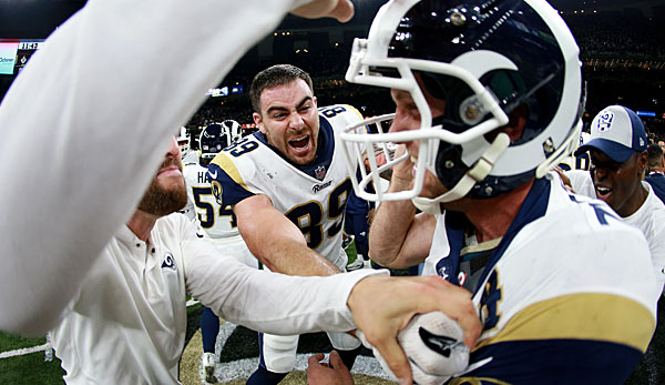 Greg Zuerleins Field Goal in der Overtime bescherte den Rams den Sieg und das Ticket zum Super Bowl.