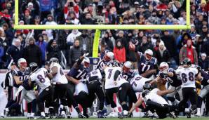 2011: New England Patriots (1) - Baltimore Ravens (2) 23:20 - Eines der spannendsten Playoff-Spiele in vielen Jahren. Kein Team führte zu einem Zeitpunkt mit mehr als einem Score. Ravens-Kicker Billy Cundiff wurde schließlich zum tragischen Helden.
