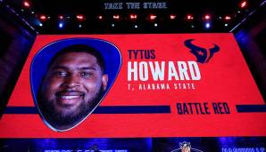 23. Pick - Houston Texans: Tytus Howard, OT, Alabama State.