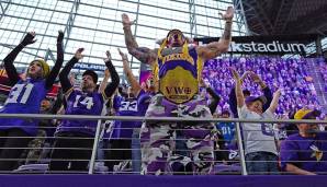 24. Minnesota Vikings - Fan-Ausgaben: 21 - Social-Ranking: 27 - Auswärts-Auftritte: 15.