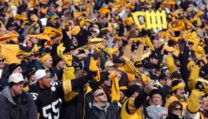 5. Pittsburgh Steelers - Fan-Ausgaben: 16 - Social-Ranking: 2 - Auswärts-Auftritte: 6.