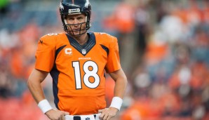 Meiste Touchdown-Pässe in einer Saison: Peyton Manning - 55. Ebenfalls 2013 brach Manning auch Bradys Rekordmarke von 50 Touchdowns aus dem Jahr 2007. Seither kam indes auch Patrick Mahomes 2018 auf 50 TDs.