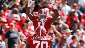 Alex Leatherwood, Offensive Tackle, Alabama: Der Junior ist einer der besten Offensive Linemen auf dem College-Level - und das will in diesem Jahr etwas heißen! Der Left Tackle dominiert bislang und hat erst fünf Pressures zugelassen.