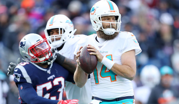 Ryan Fitzpatrick gelang mit den Dolphins die Überraschung der finalen Woche der NFL-Saison 2019.