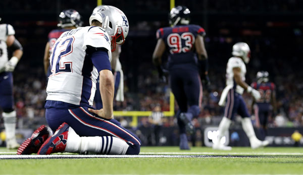 Tom Brady und die New England Patriots waren schlicht überfordert im Spiel bei den Houston Texans.