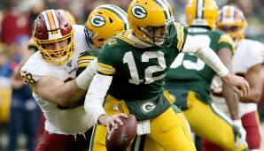 Aaron Rodgers, Packers (vs. Bears): Die Packers sind gut drauf, doch die Offense läuft buchstäblich über Running Back Aaron Jones. Hinzu kommt, dass die Bears die zweitbeste Fantasy-Defense gegen QBs haben.