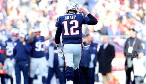 12. Tom Brady, New England Patriots: Brady auf dem letzten Platz? Die 2. Saisonhälfte war ernüchternd: Accuracy-Wackler, inkonstanter in der Pocket, unsicherer mit seinen Reads. Wie viel kann er mit seiner Erfahrung und seinem Spielverständnis retten?
