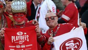 Die Fans der San Francisco 49ers sind bekannt für ihre verrückten Kostüme.