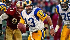 1. Kurt Warner, Quarterback - Green Bay Packers 1998: Warner wurde 1998 von den Packers verpflichtet und schnell wieder entlassen. Mit den Rams gewann er später den Super Bowl und erreichte die Hall of Fame. War außerdem stark bei den Cardinals.