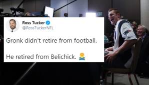 Ross Tucker (Ehemaliger NFL-Defensivspieler und TV-Experte): "Gronk verließ nicht den Football. Er verließ Belichick."