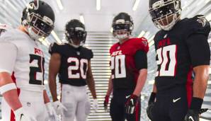 Für eine Überraschung sorgten die Falcons, die sich einfach mal komplett neu eingekleidet haben für 2020.