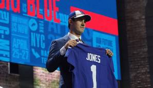 6. Giants: QB Daniel Jones (ursprünglicher Pick: Daniel Jones). Analytiker würden hier einen anderen Weg einschlagen - die Giants wohl kaum. In New York ist man von Jones weiter überzeugt und sieht sich in der kontroversen Entscheidung eher bestätigt.