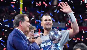 Tom Brady gewann mit den New England Patriots sechsmal den Titel.