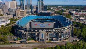 Das Stadion der Carolina Panthers hört auf den Namen Bank of America Stadium.