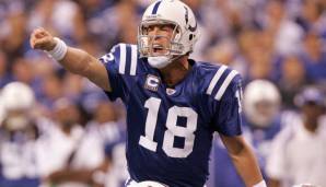2008: Peyton Manning (QB, Indianapolis Colts) - Ohne Brady als Konkurrenz holte sich Manning - trotz "nur" 4000 Yards und 27 Touchdown-Pässen - seinen dritten MVP-Titel. 2009 präsentierte sich der Colts-QB noch stärker und wurde erneut zum MVP gewählt.