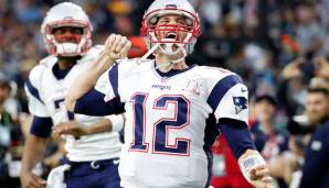 SUPER BOWL 51: New England Patriots (Gewinner - Tom Brady, Jimmy Garoppolo, Jacoby Brissett) - Cap-Hit für Quarterbacks: 15.259.305 Dollar / Liga-Rang: 18.