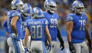 30. DETROIT LIONS - Overall Rating: 77 / Offense: 77 / Defense: 79.