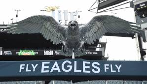 32. Philadelphia Eagles - Cap-Space 2021 bei einem Salary Cap in Höhe von 175 Millionen Dollar: MINUS 91 Millionen Dollar (alle Zahlen von Over The Cap).
