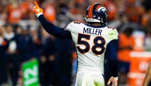 VON MILLER - Edge Rusher, Denver Broncos. Jahre im 99 Club: 2017, 2018, 2019.